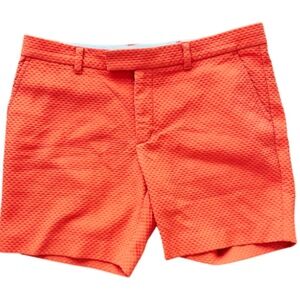 Mr. Turk Orange Flat Front Shorts 38